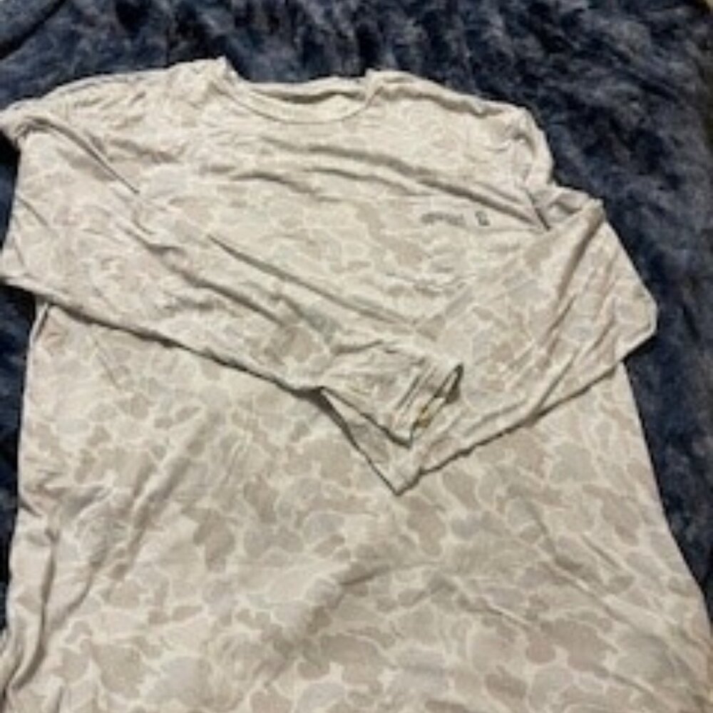 Marsh Wear Gray Camo L/S